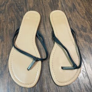 Charlotte Russe Black and Tan Sandals